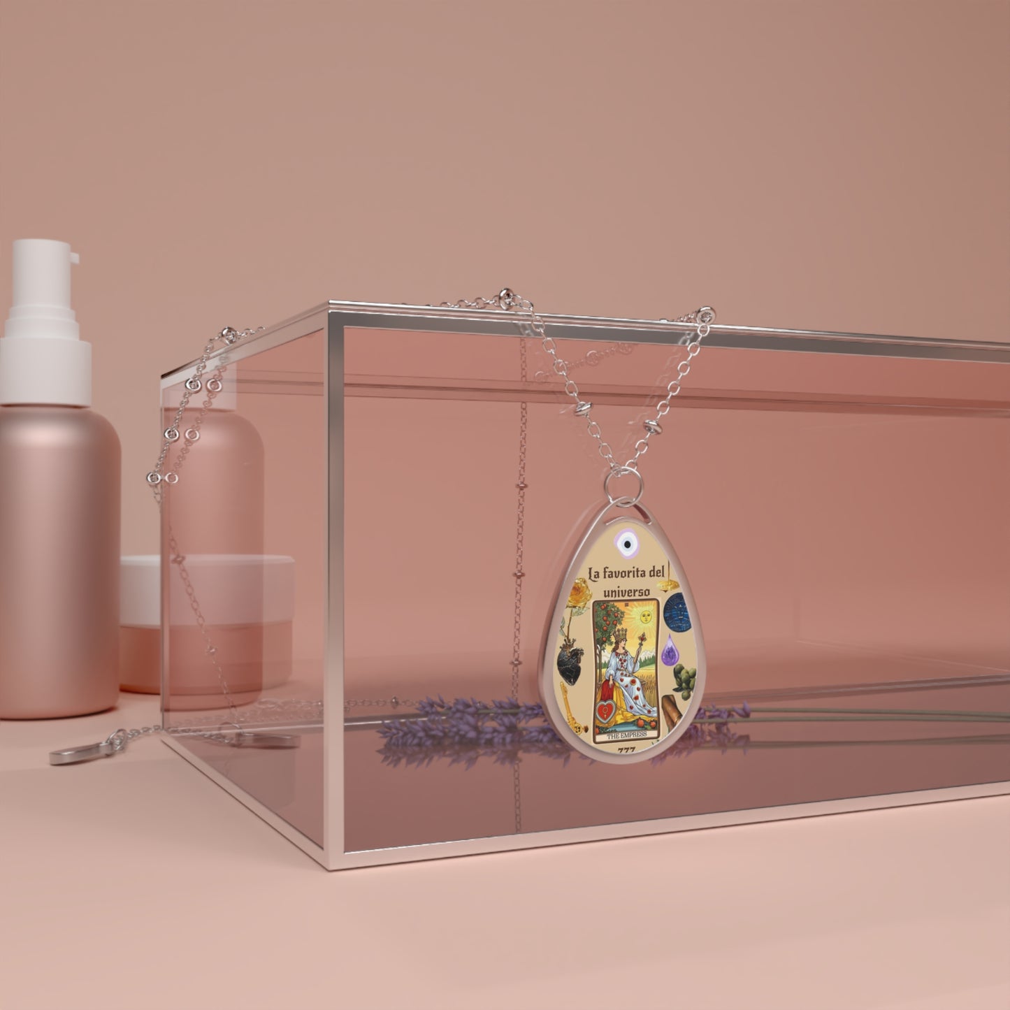 Elegant Oval Necklace with Unique Design, Charm Jewelry, Spiritual Gift, Fashion Statement, Personalized Pendant