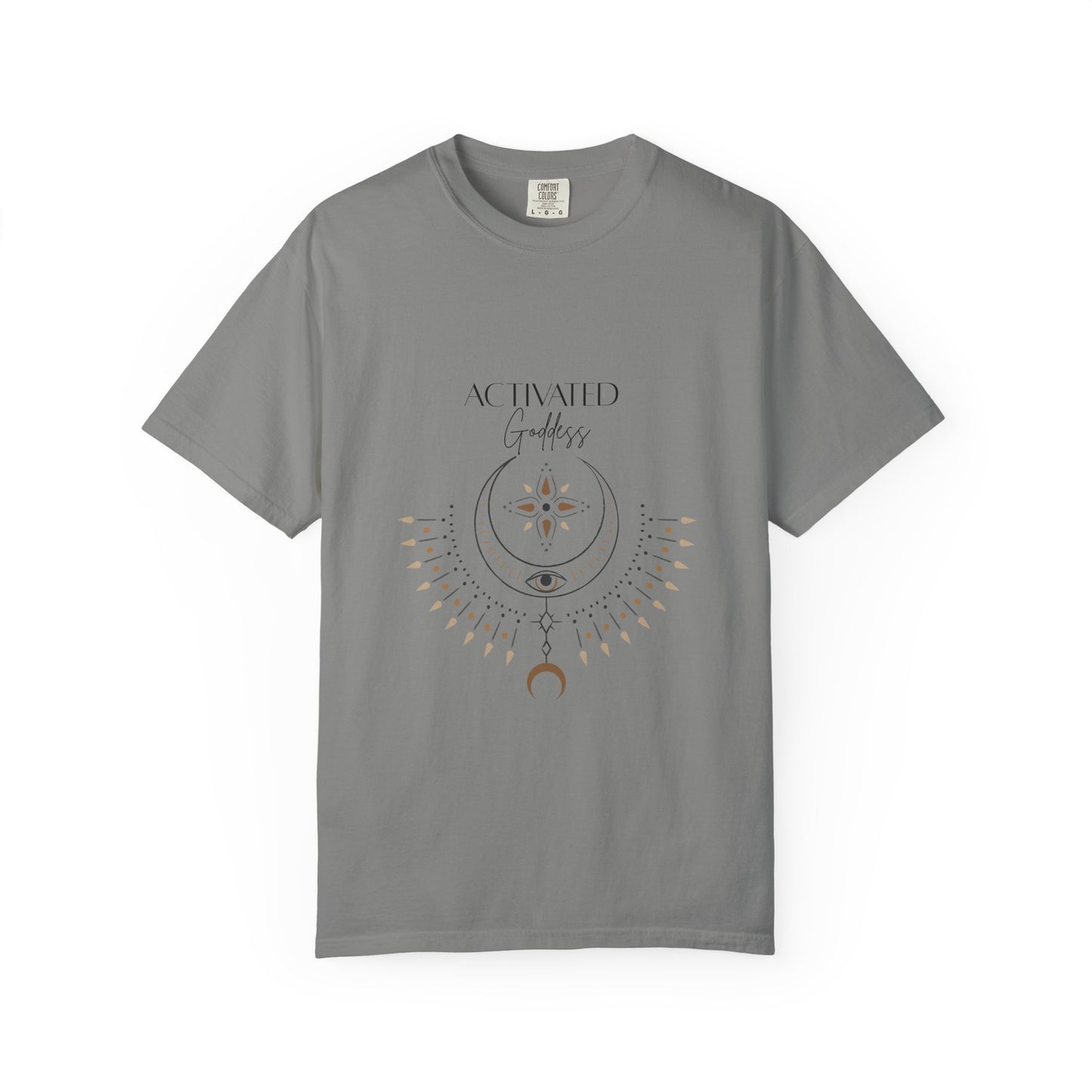 Activated Goddess Unisex Garment-Dyed T-Shirt - Spiritual Boho Style Tee