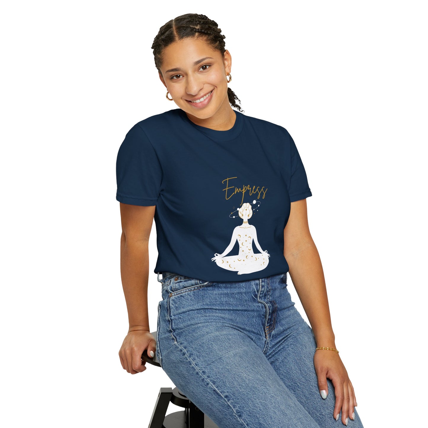 Bohemian Empress T-Shirt – Relaxed Fit, Mindfulness Design