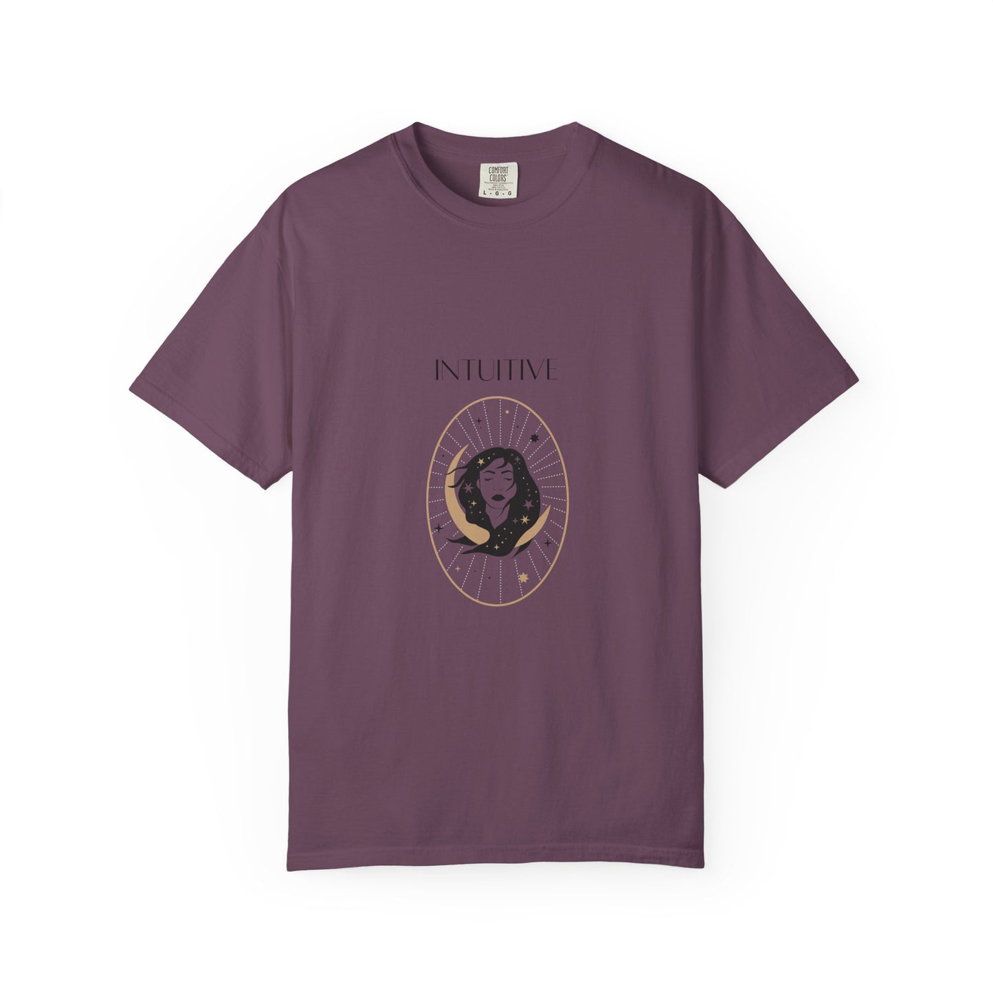 Intuitive Unisex Garment-Dyed T-Shirt | Astrology-Inspired Design