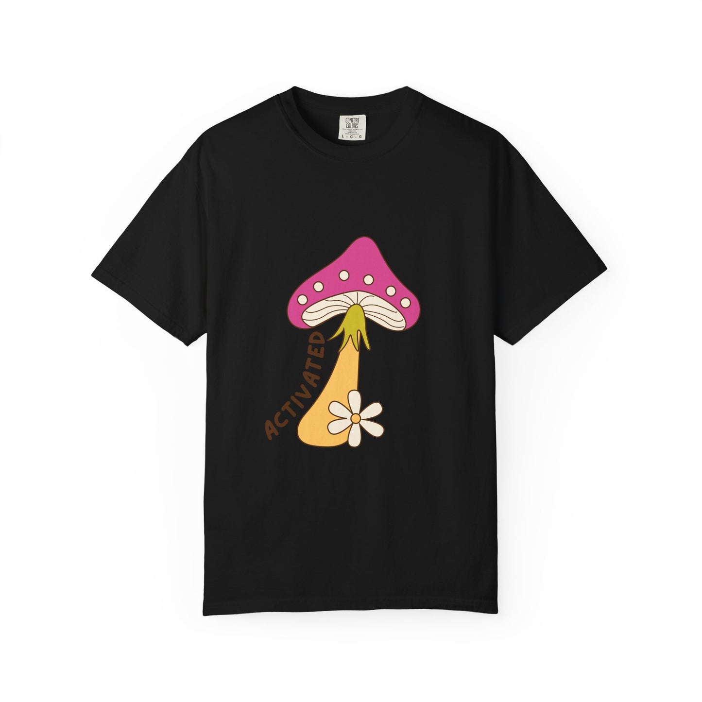 Activated Mushroom Unisex T-Shirt - Groovy Graphic Tee for Nature Lovers
