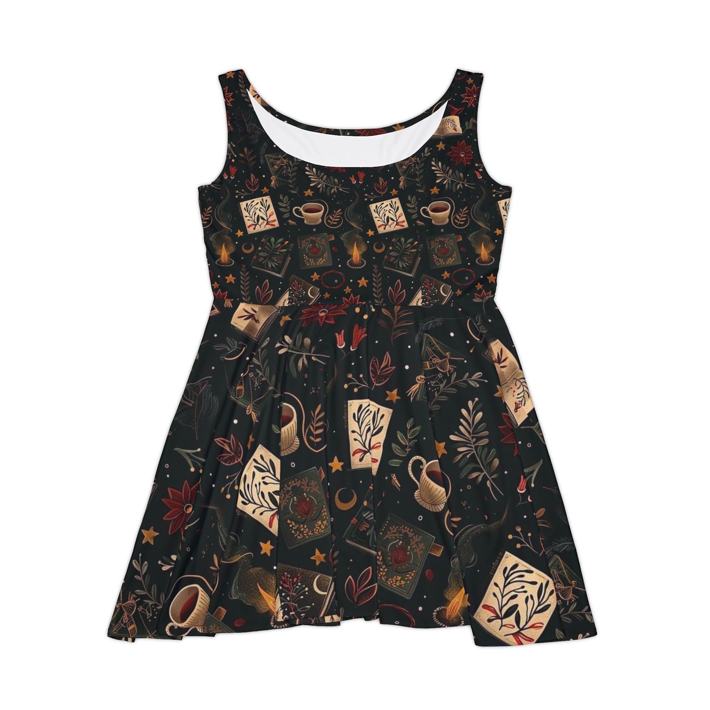 Bohemian Floral Skater Dress | Vintage Style, Summer Dress, Festival Outfit, Casual Wear, Gift Ideas