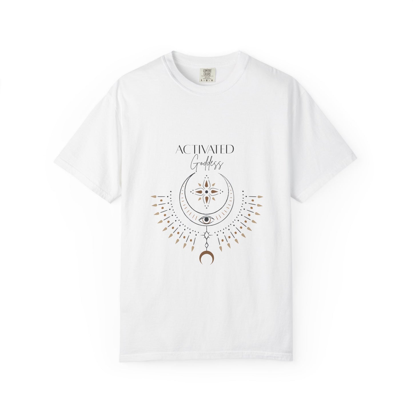 Activated Goddess Unisex Garment-Dyed T-Shirt - Spiritual Boho Style Tee