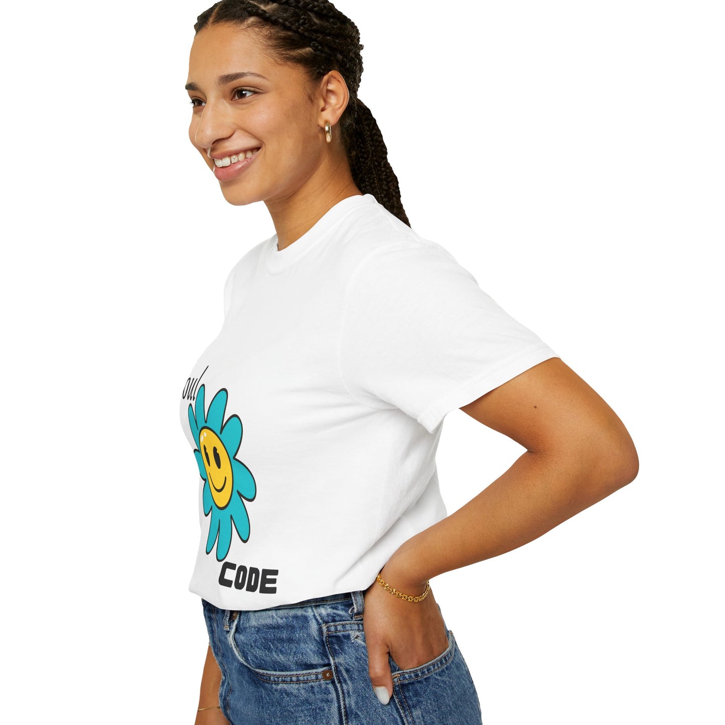 Soul Code Smiley Flower Unisex T-Shirt