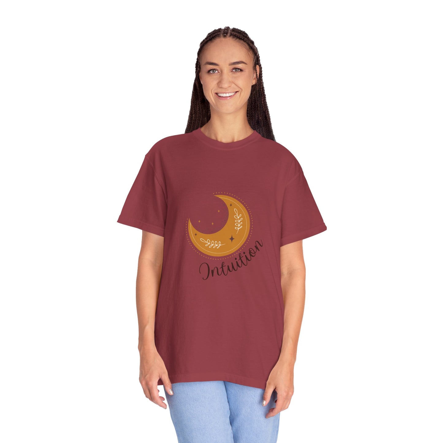 Unisex Intuition Moon Graphic T-shirt | Cozy & Inspirational Wear