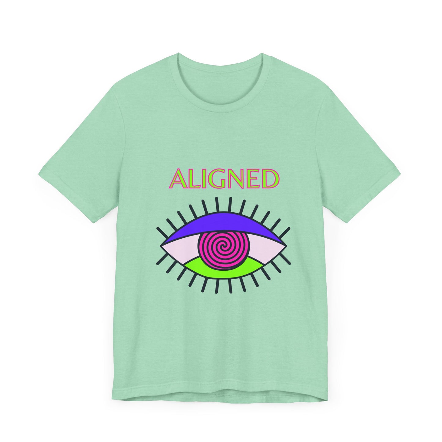 Aligned Eye Unisex Jersey Tee - Positive Vibes T-Shirt