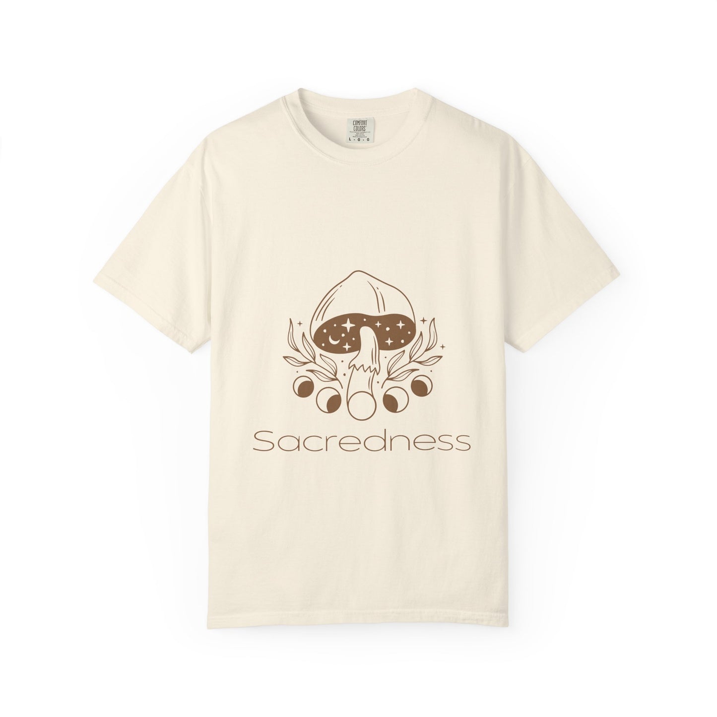 Sacredness Unisex Garment-Dyed T-Shirt - Bohemian Style for Nature Lovers