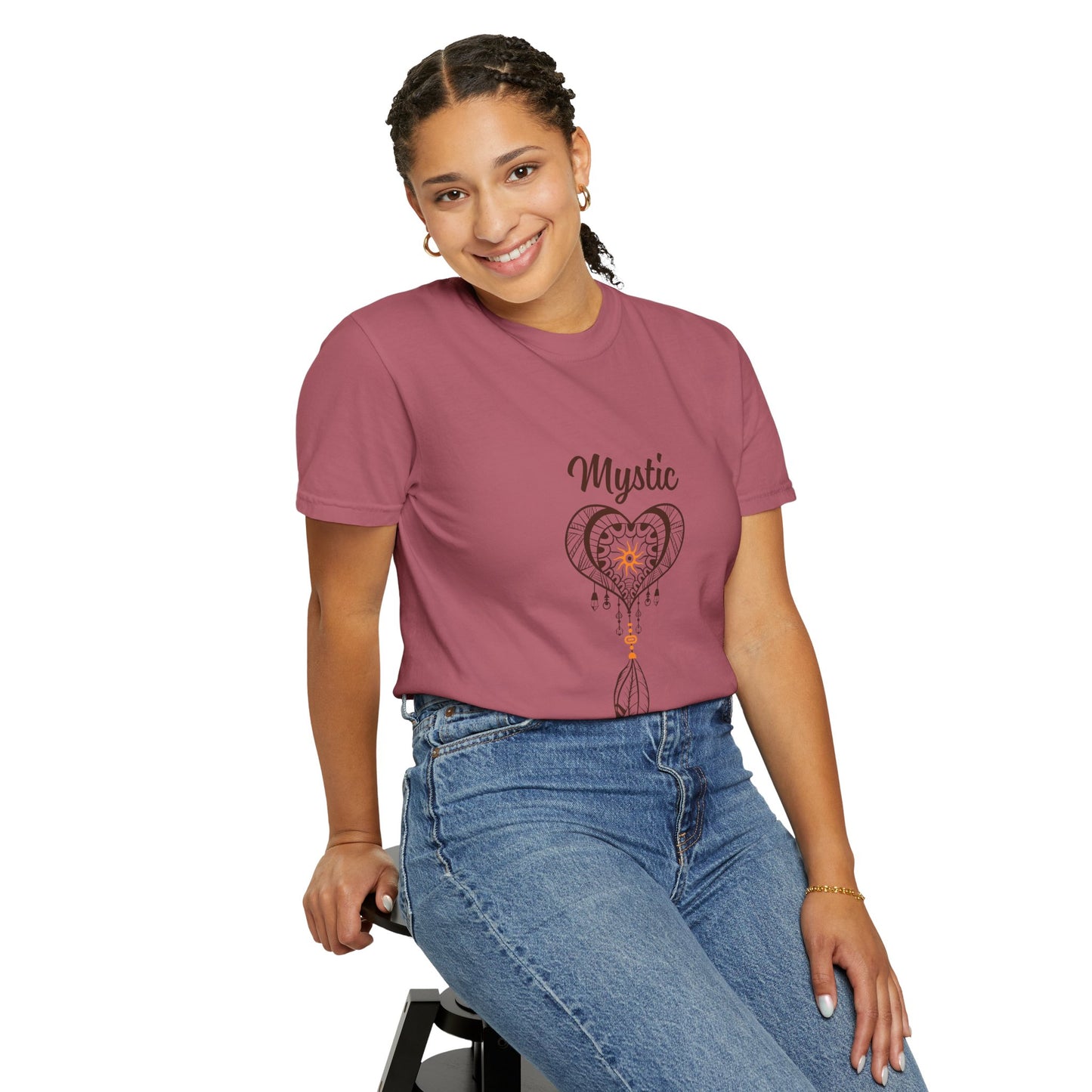 Mystic Heart Unisex T-shirt – Bohemian Style Graphic Tee