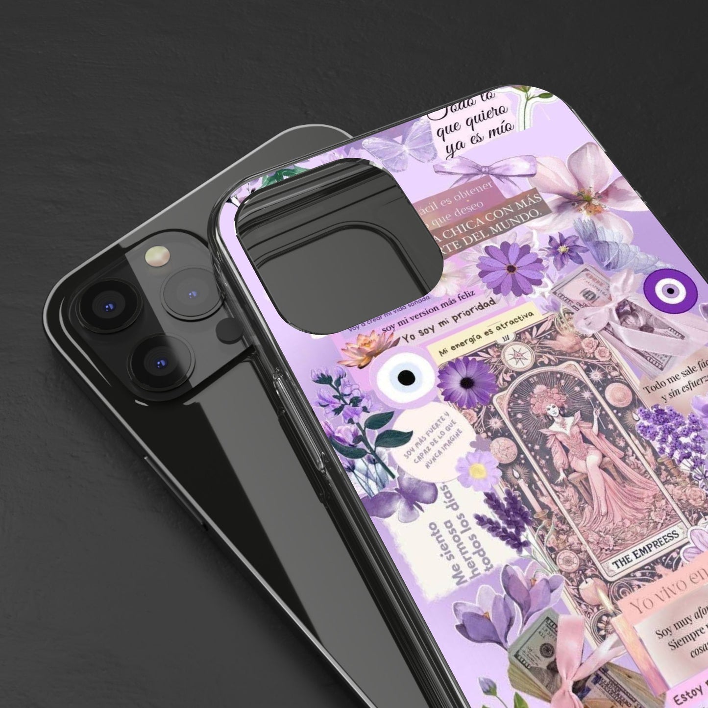 Beautiful Floral Phone Case, Clear Case, Cute Accessories, Gift for Her, Phone Protection, Trendy Tech