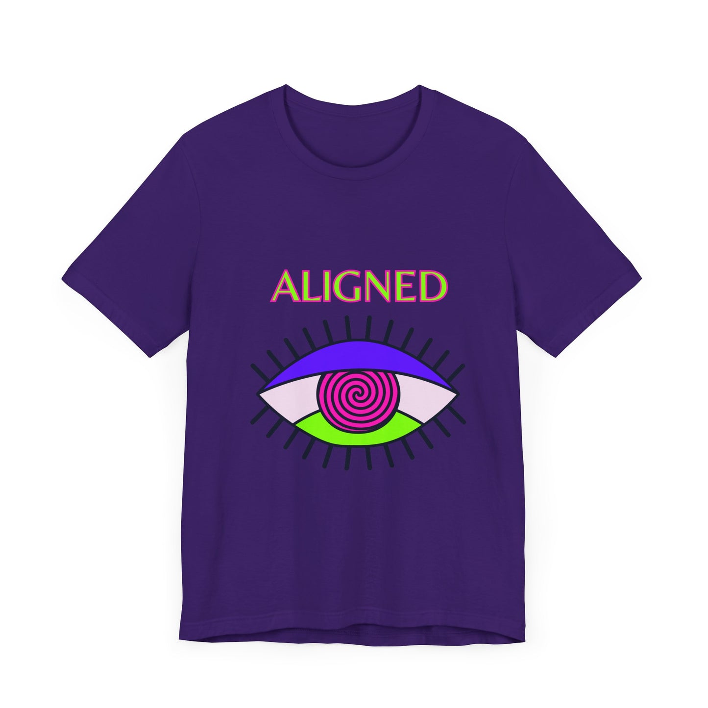 Aligned Eye Unisex Jersey Tee - Positive Vibes T-Shirt