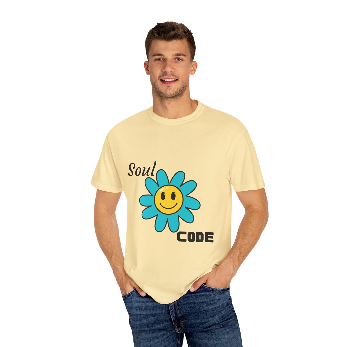 Soul Code Smiley Flower Unisex T-Shirt
