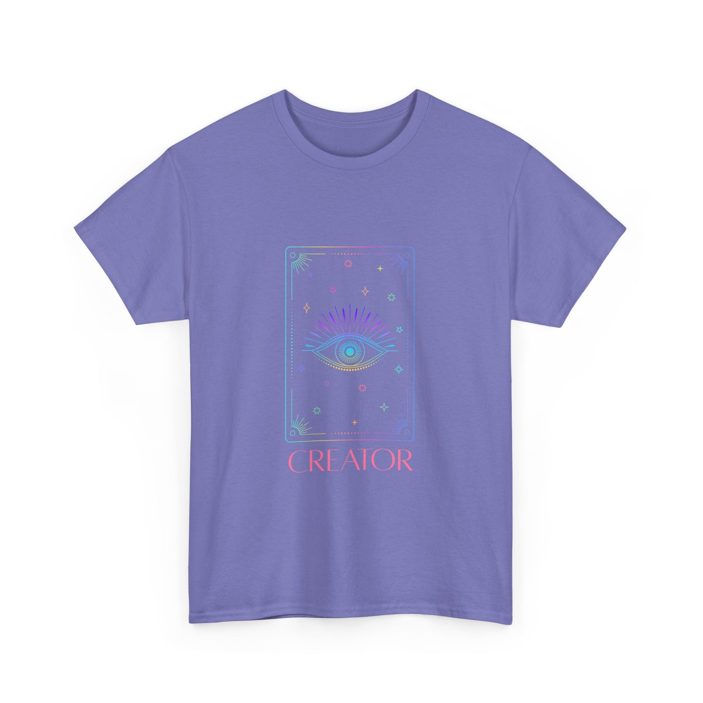 Creator Eye Unisex Heavy Cotton Tee - Artistic & Spiritual Design