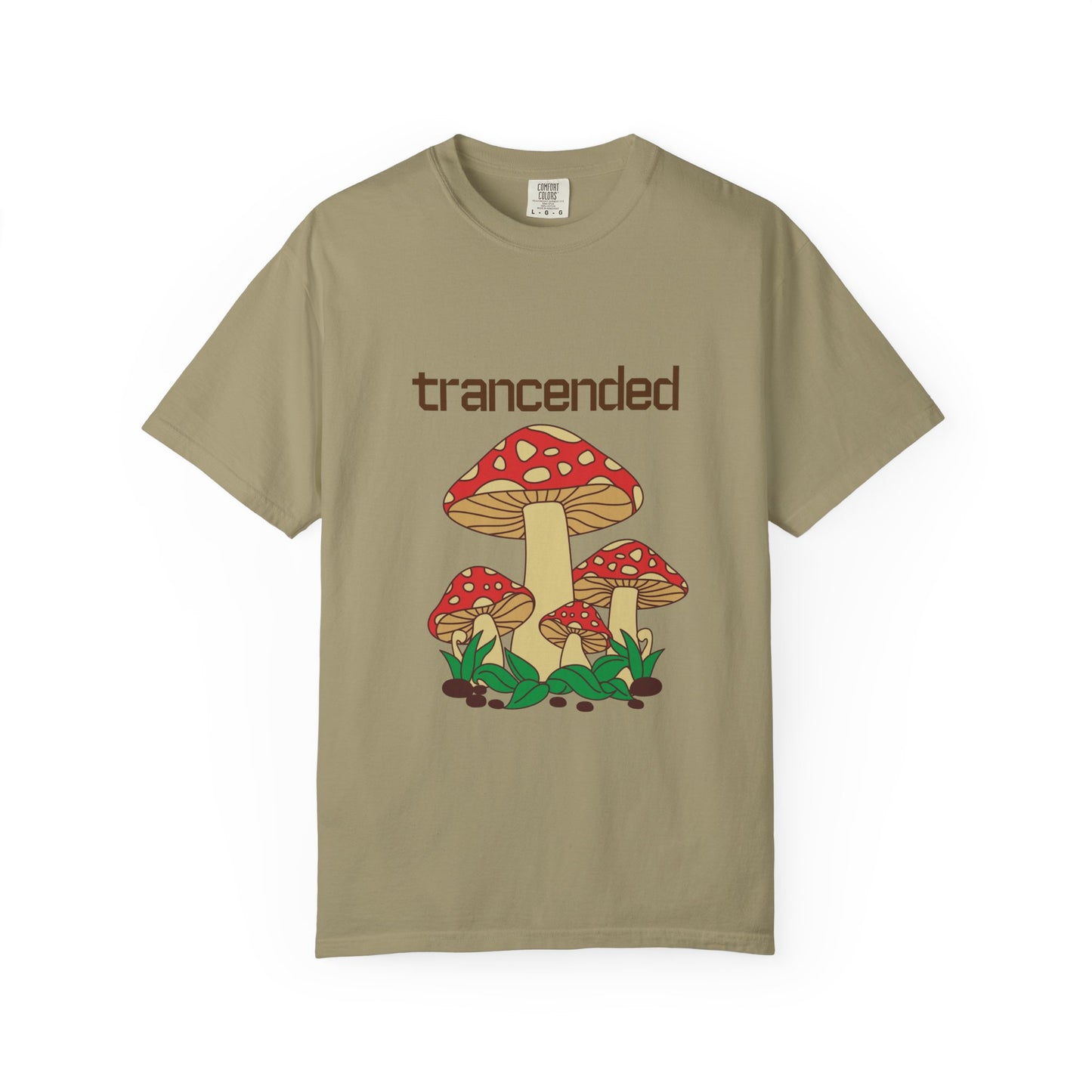 Trancended Mushroom Unisex Garment-Dyed T-Shirt
