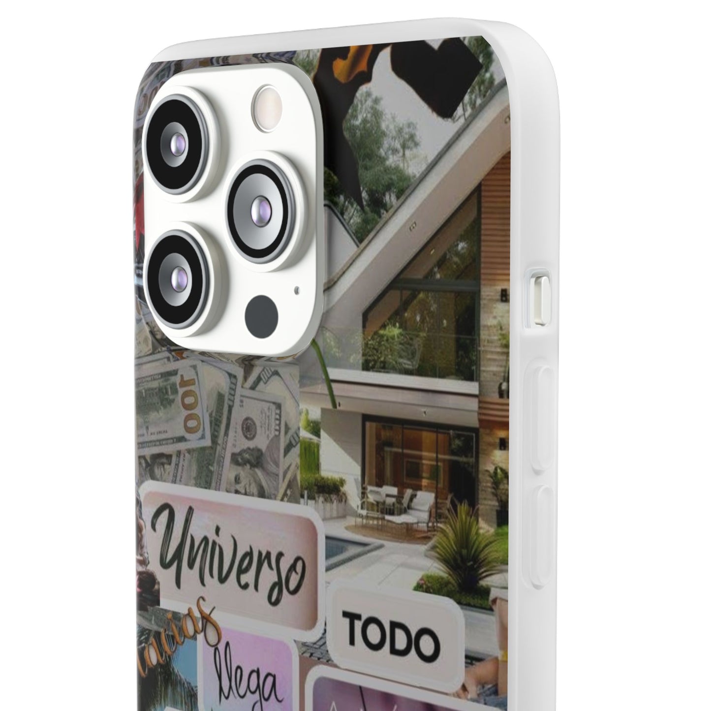 Vibrant Flexi Phone Case with Inspirational Quotes, Bohemian Style, Perfect Gift for Friends, Travelers, Birthdays, Everyday Use