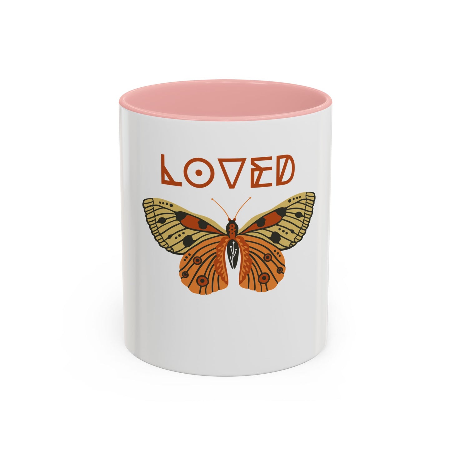 Butterfly Loved Coffee Mug - Perfect Gift for Nature Lovers, Motivational Mug, Inspirational Kitchen Decor, Birthday Present, Everyday Use