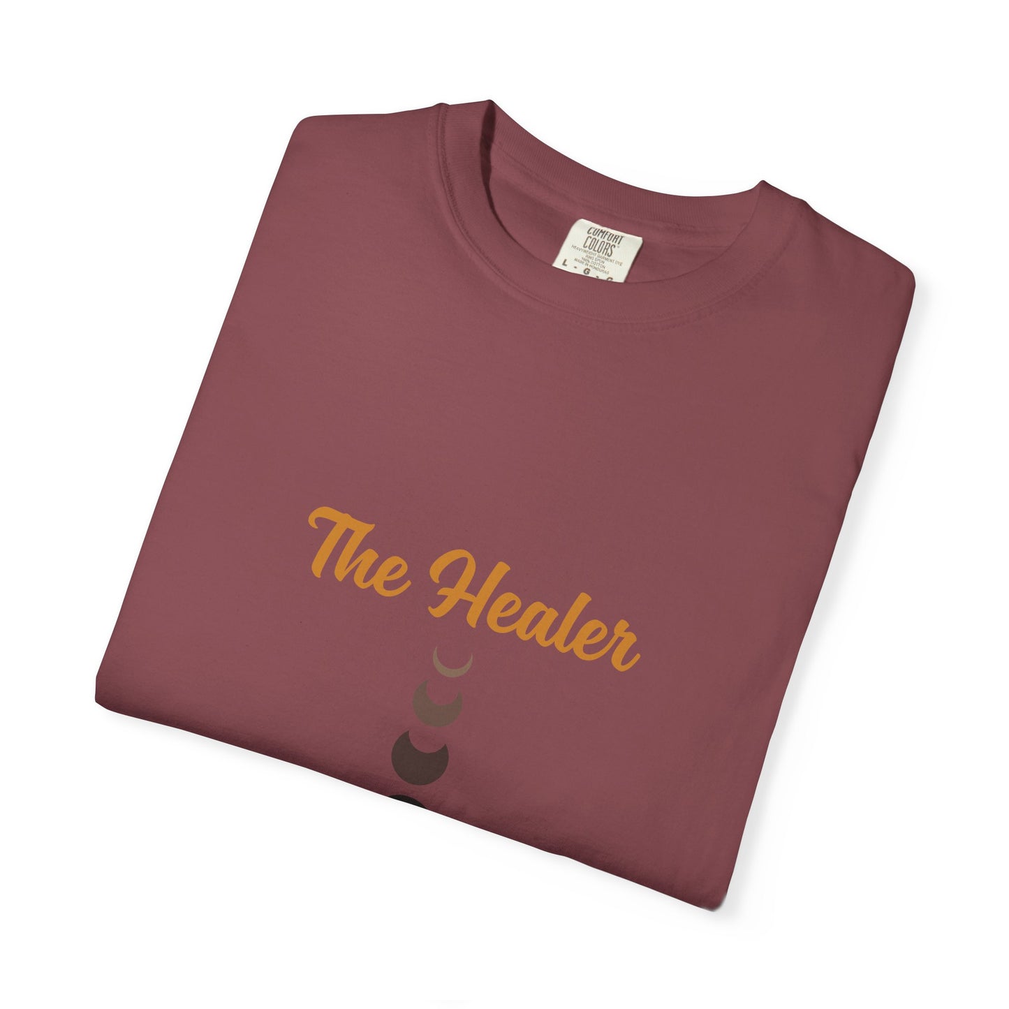 Unisex Moon Phases Tee - 'The Healer' Garment-Dyed T-shirt
