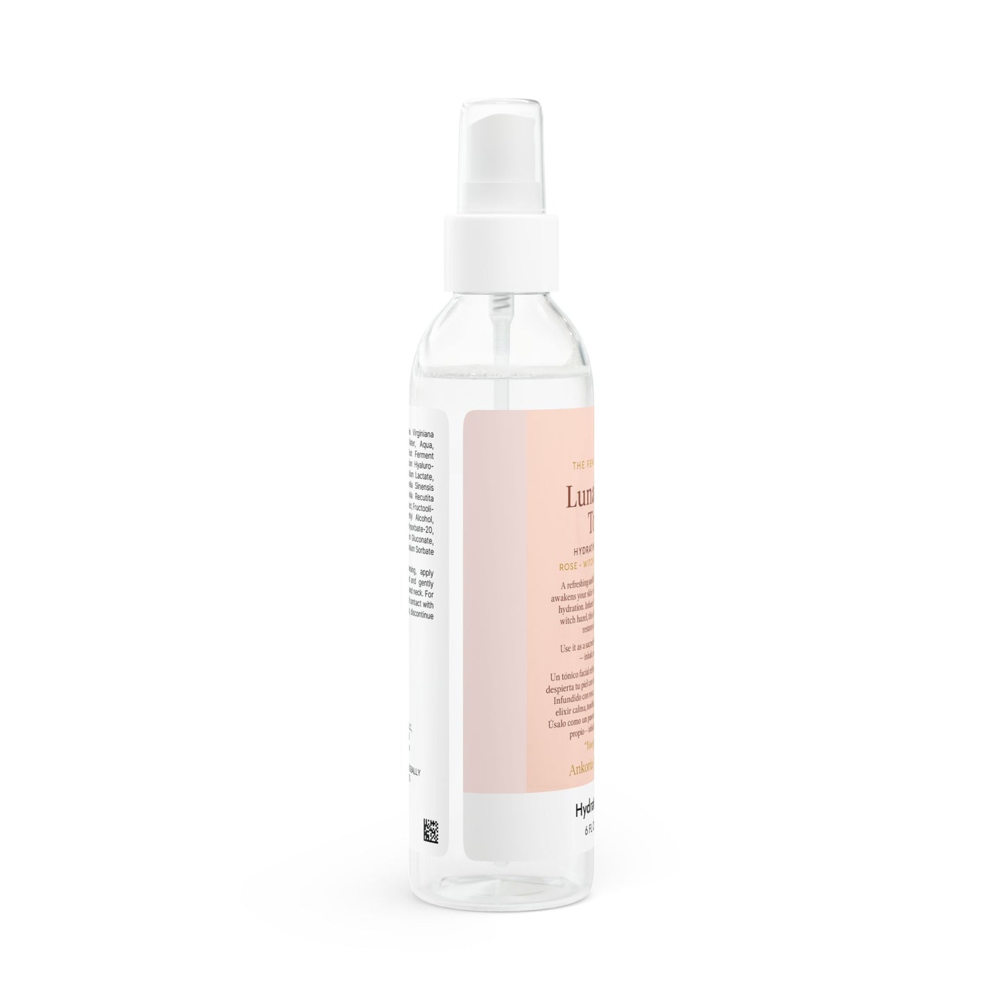 🌙 Lunar Glow Toner  Hydrating Facial Mist | Rose • Witch Hazel • Chamomile, 6oz