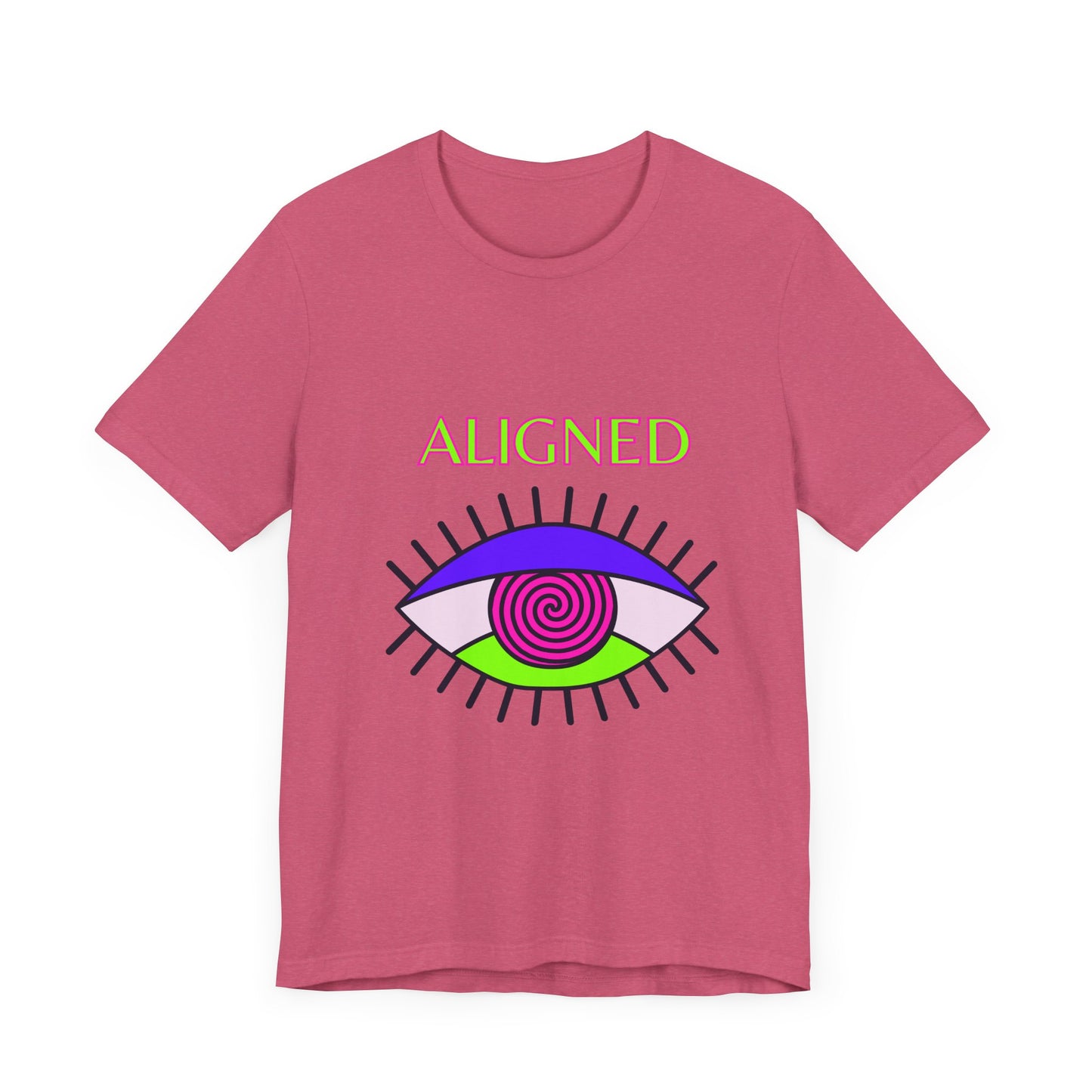 Aligned Eye Unisex Jersey Tee - Positive Vibes T-Shirt