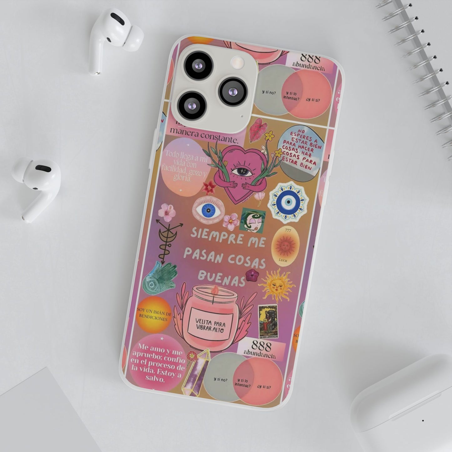 Colorful Affirmation Phone Cases, Positive Vibe Cases for iPhone, Flexible Phone Protection, Unique Gifts for Friends