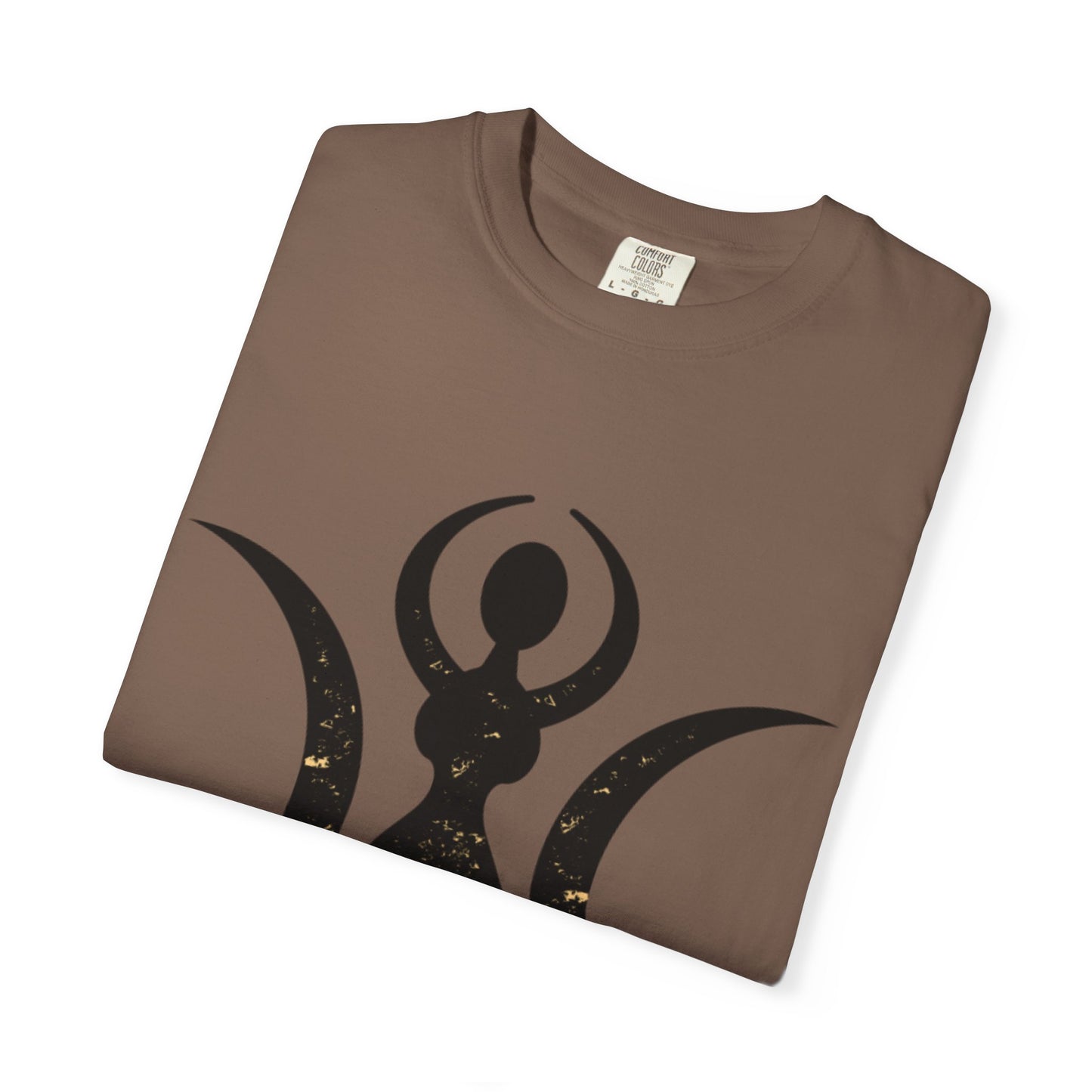 Empowered Goddess Unisex Garment-Dyed T-Shirt | Celestial Design | Perfect for Self-Care and Spiritual Celebrations