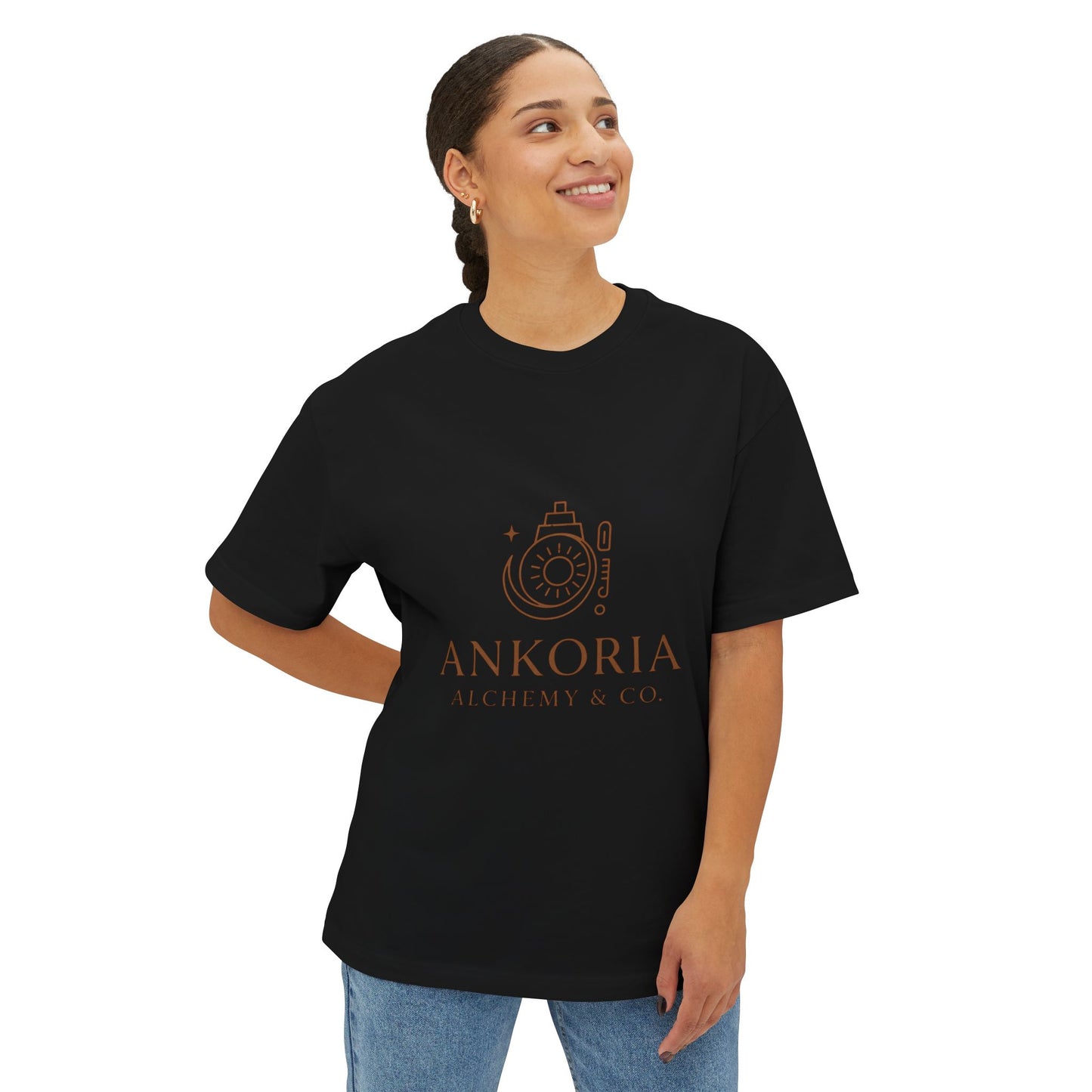 Unisex Oversized Boxy Tee - ANKORIA Alchemy & Co. Graphic Tee