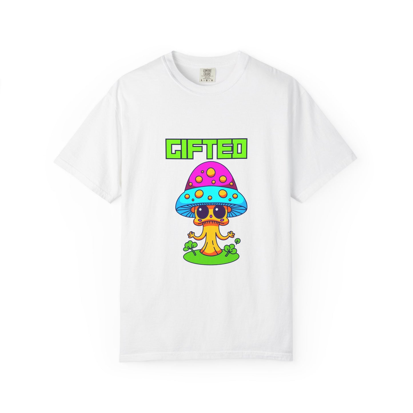 Gifted Mushroom T-Shirt - Colorful Unisex Garment-Dyed Tee