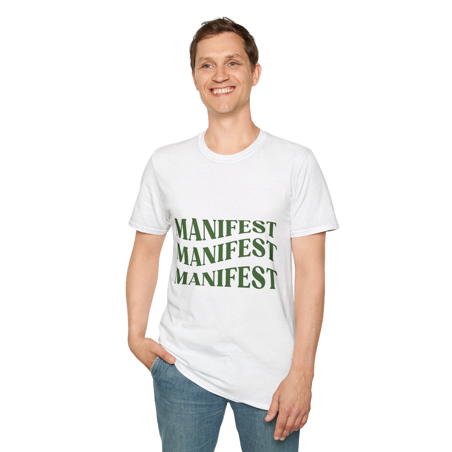Manifest Softstyle Unisex T-Shirt - Positive Vibes for Everyday Wear