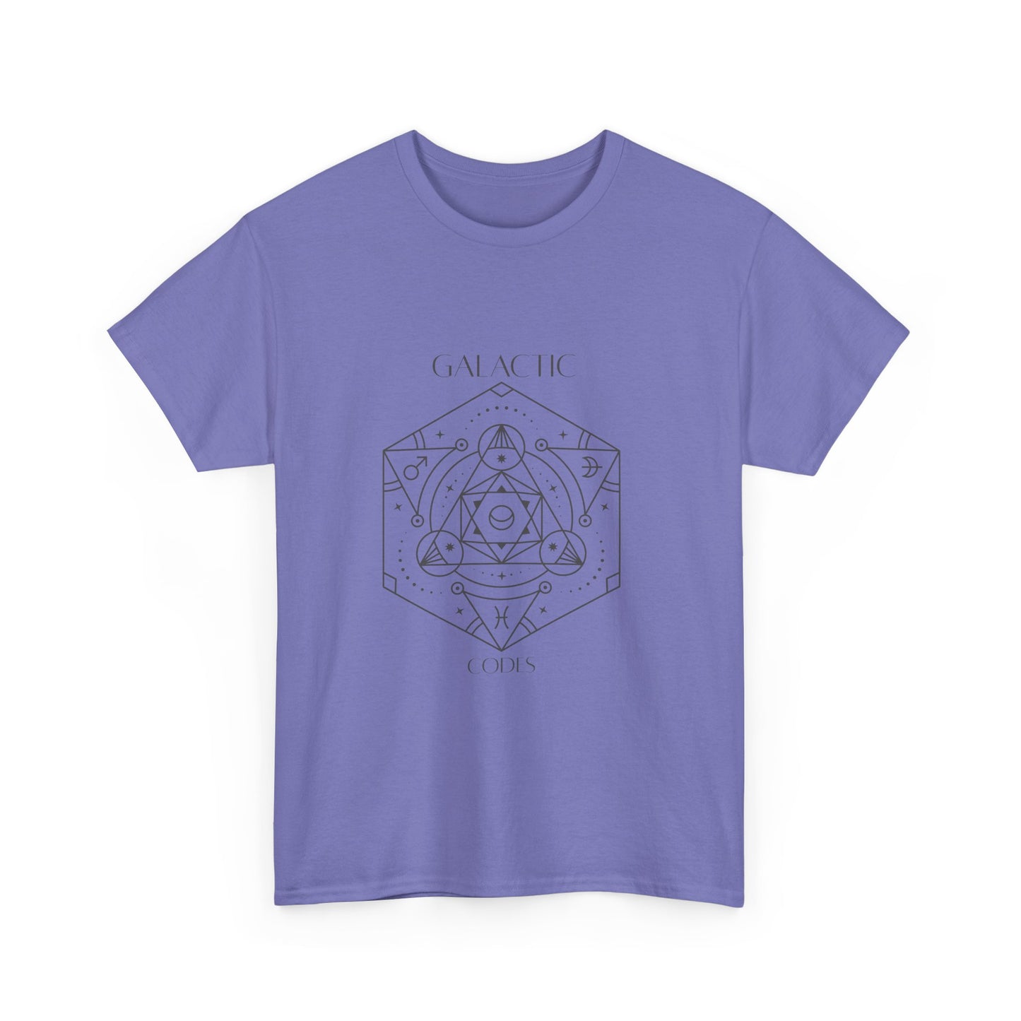 Galactic Cosmic Unisex Heavy Cotton Tee - Astrological Design