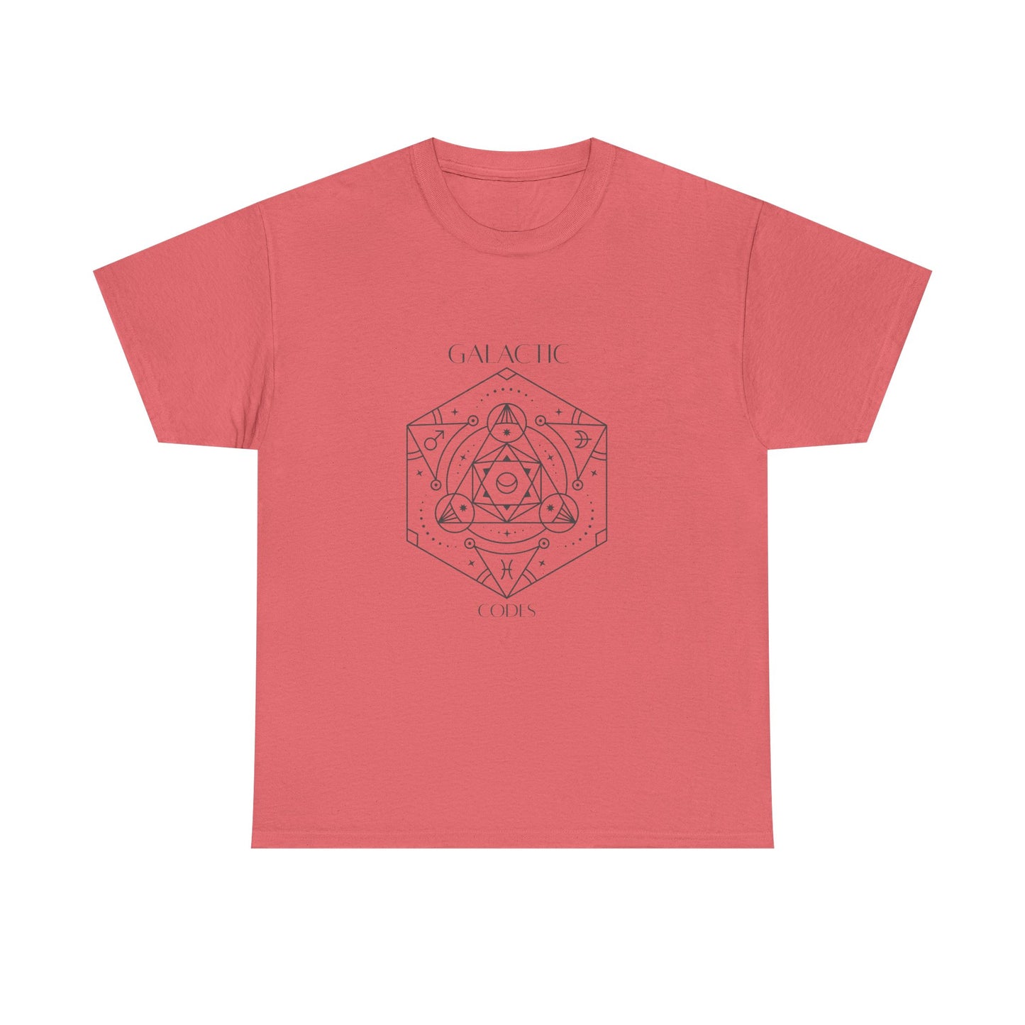 Galactic Cosmic Unisex Heavy Cotton Tee - Astrological Design
