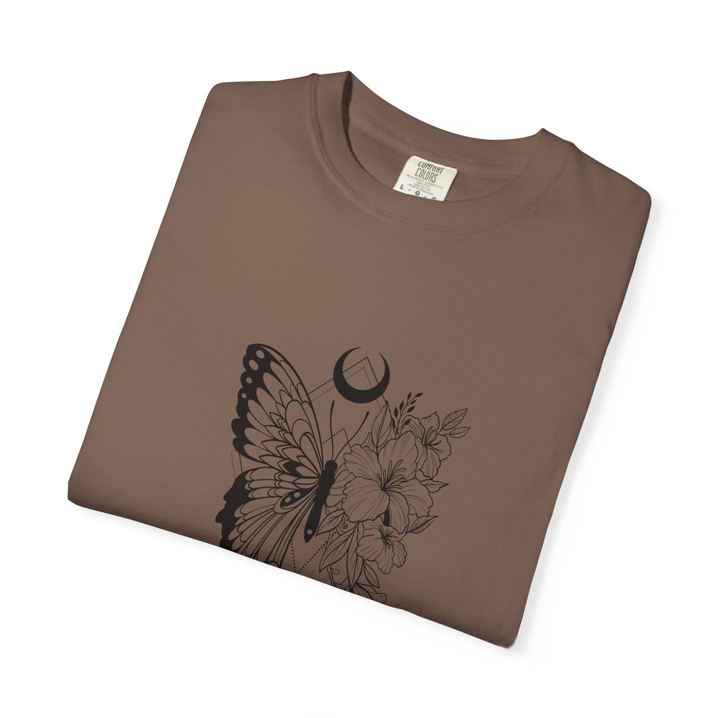 Divine Timing Butterfly T-Shirt - Unisex Garment-Dyed Tee for Nature Lovers
