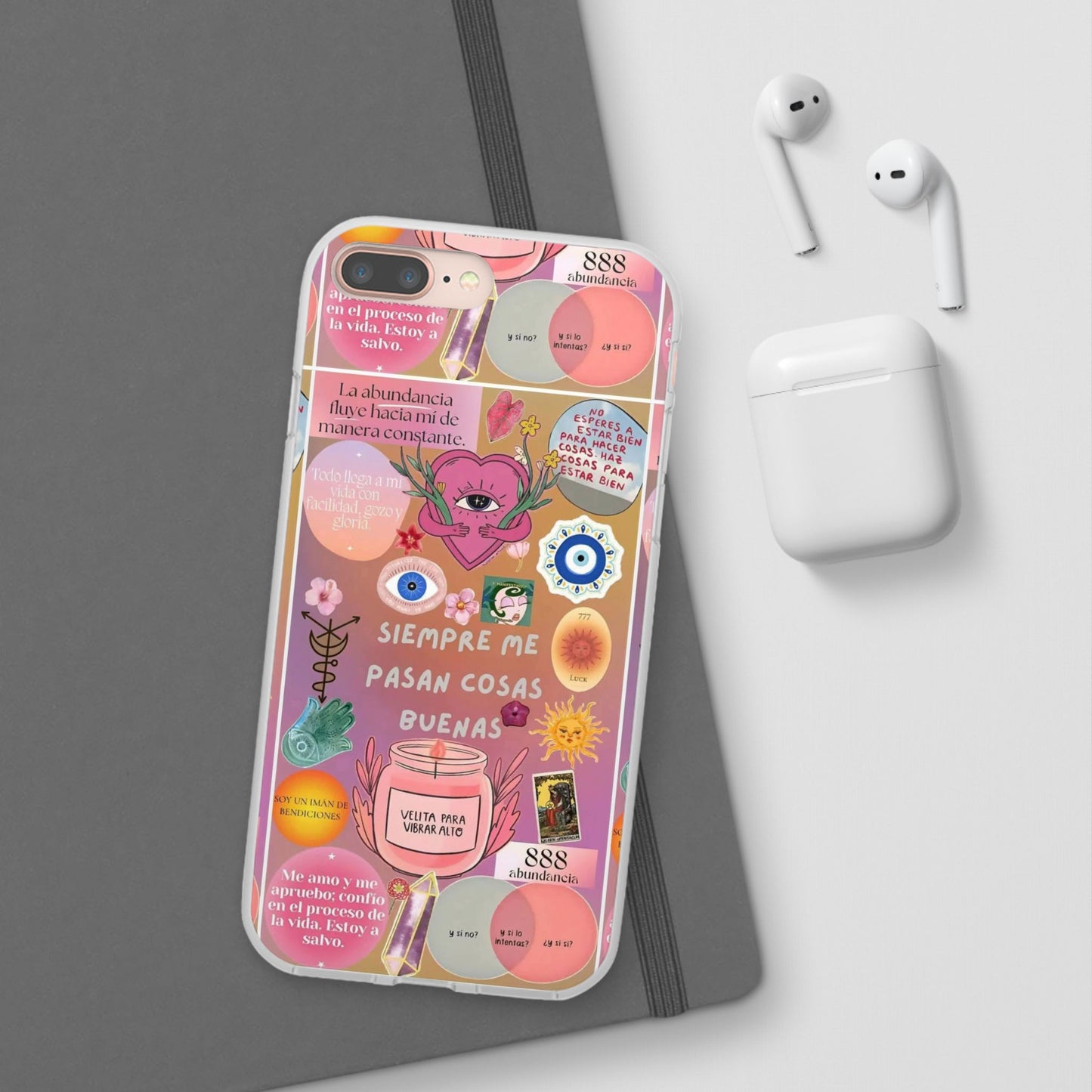 Colorful Affirmation Phone Cases, Positive Vibe Cases for iPhone, Flexible Phone Protection, Unique Gifts for Friends