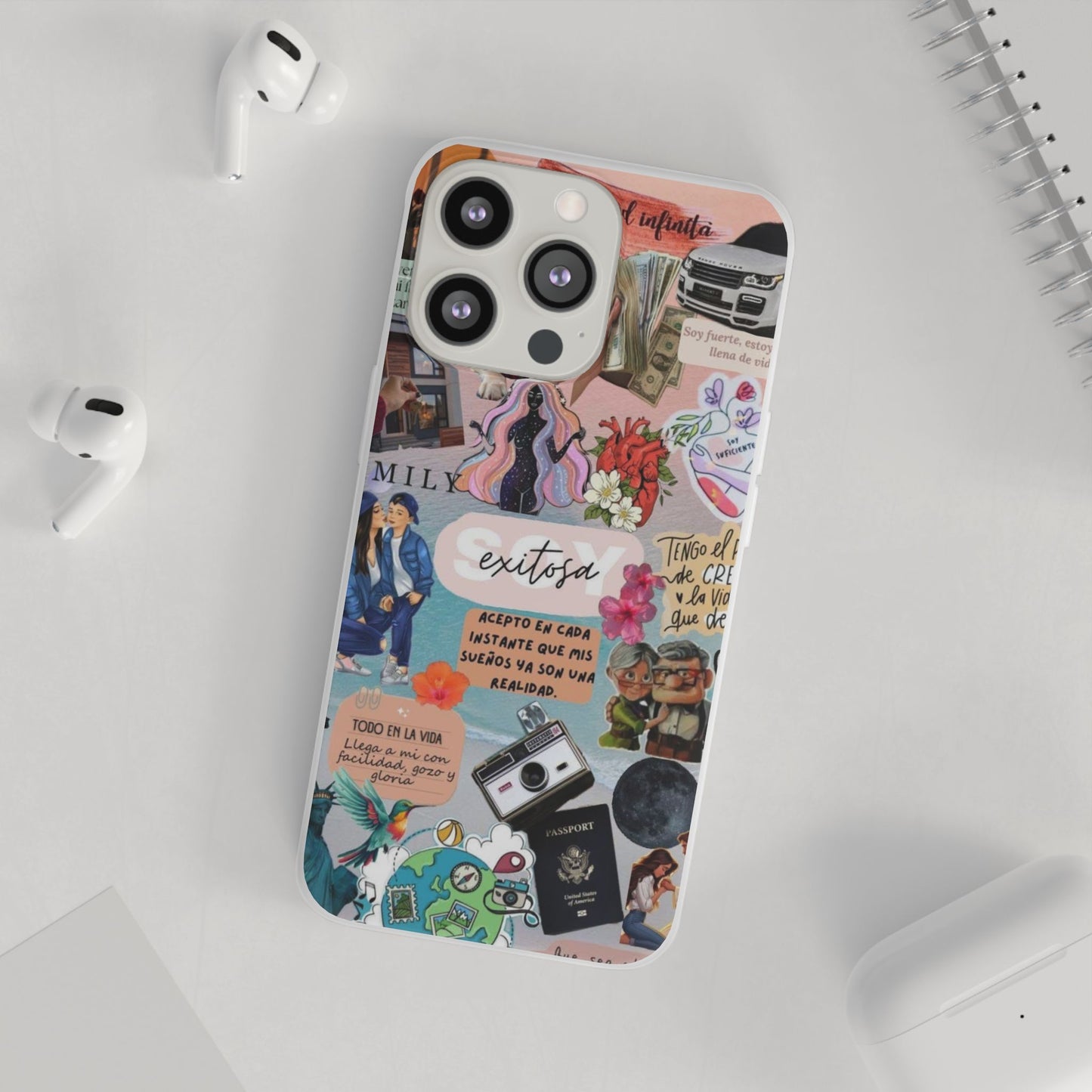 Colorful Inspirational Phone Case, Motivational iPhone Cover, Fun Phone Accessory, Unique Gift for Creative Souls, Flexible Cases for [...]