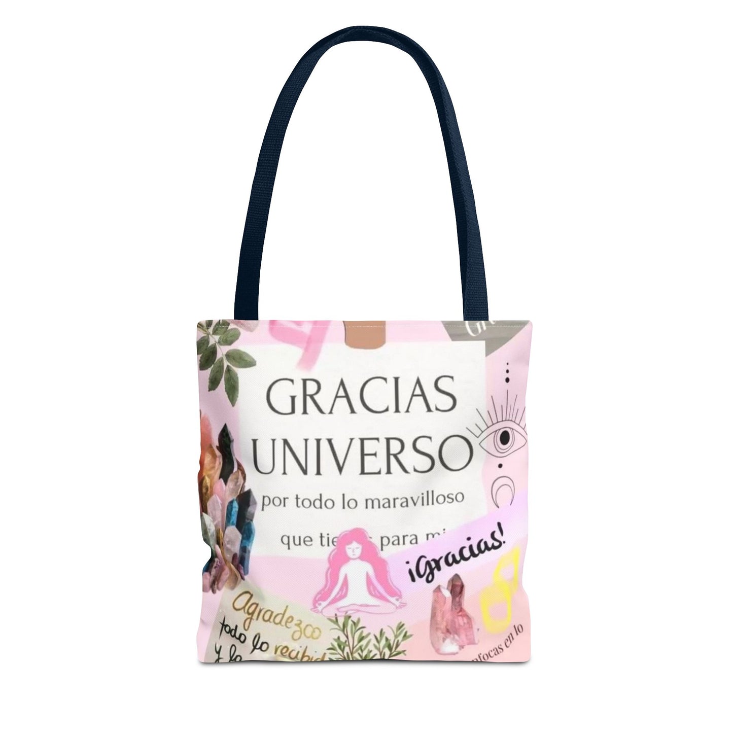 Gratitude Tote Bag, Inspirational Canvas Shopper, Thank You Gift, Boho Style Carryall, Positive Vibes Bag