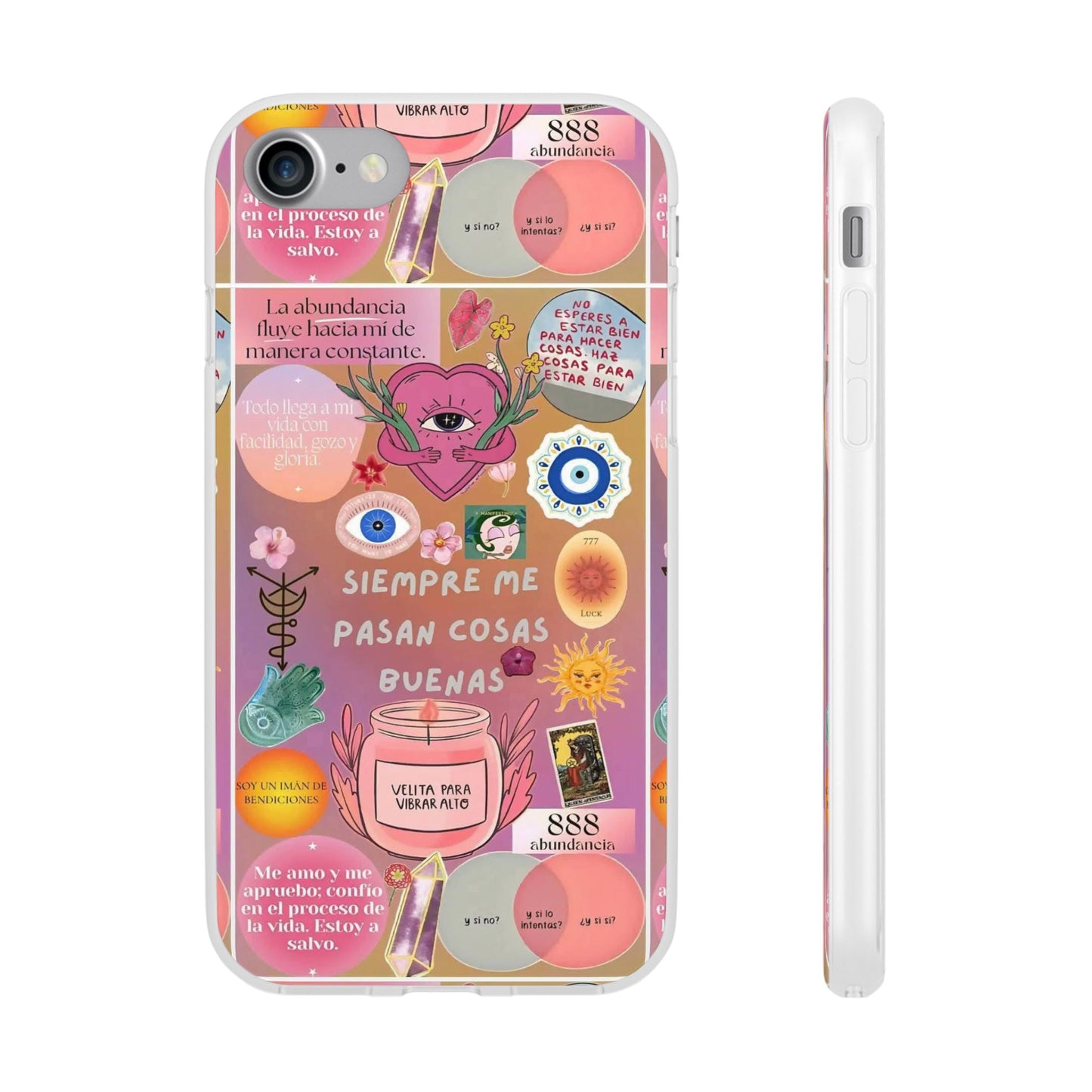 Colorful Affirmation Phone Cases, Positive Vibe Cases for iPhone, Flexible Phone Protection, Unique Gifts for Friends