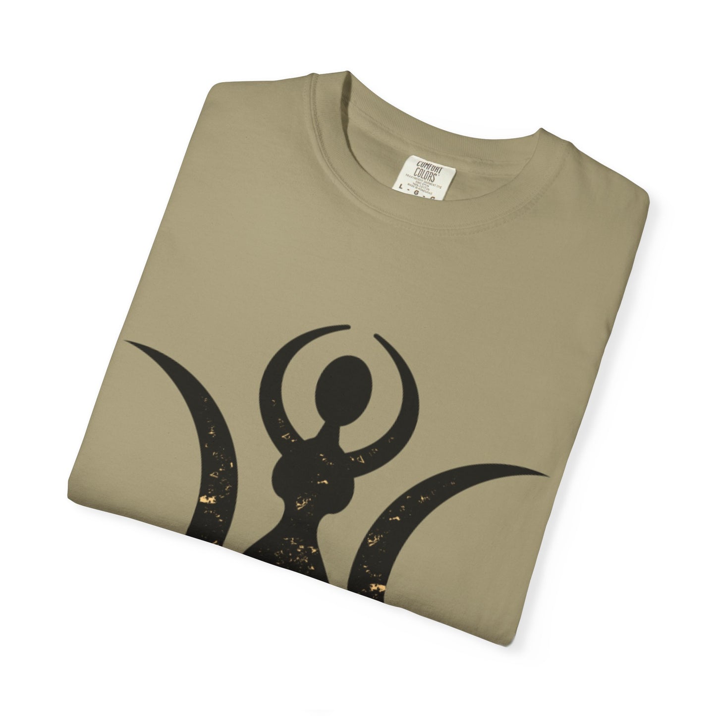 Empowered Goddess Unisex Garment-Dyed T-Shirt | Celestial Design | Perfect for Self-Care and Spiritual Celebrations