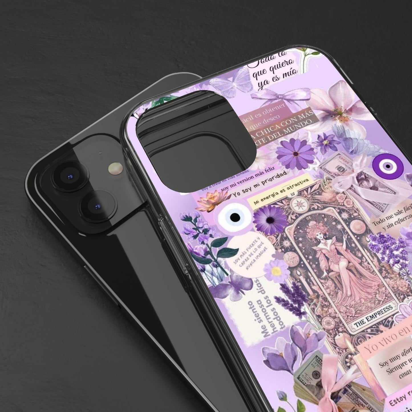 Beautiful Floral Phone Case, Clear Case, Cute Accessories, Gift for Her, Phone Protection, Trendy Tech