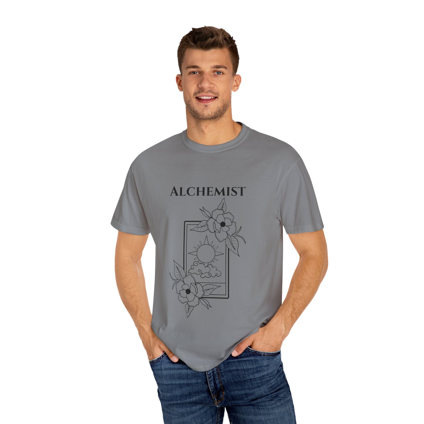 Unisex Alchemist Floral T-Shirt - Casual Wear for Nature Lovers