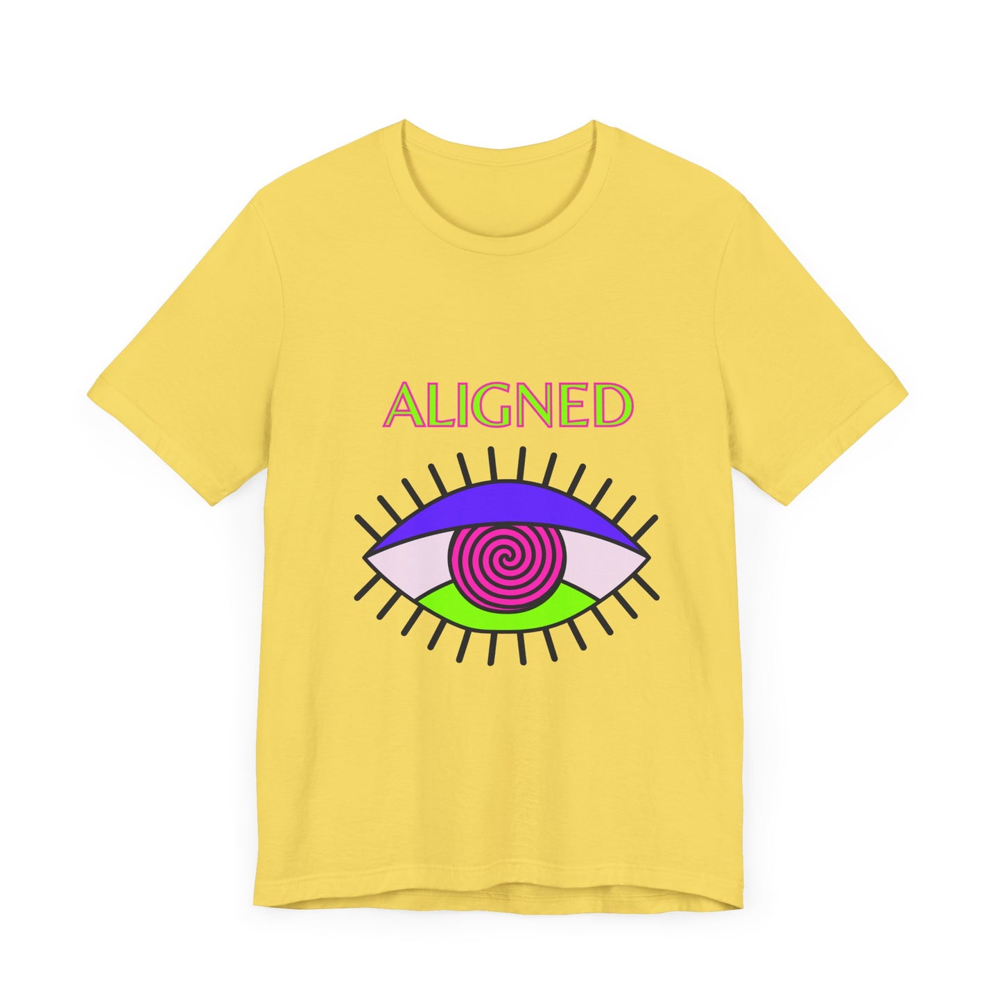 Aligned Eye Unisex Jersey Tee - Positive Vibes T-Shirt
