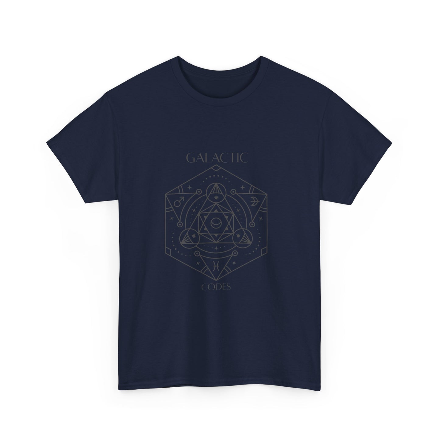 Galactic Cosmic Unisex Heavy Cotton Tee - Astrological Design