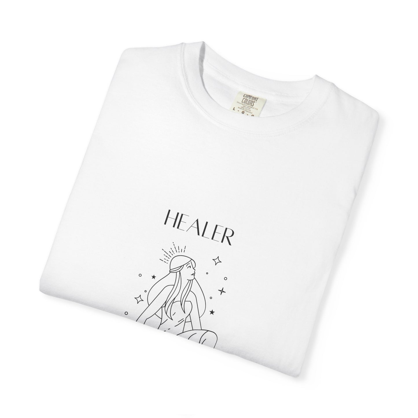 Healer Unisex Garment-Dyed T-Shirt – Spiritual Vibes & Comfort