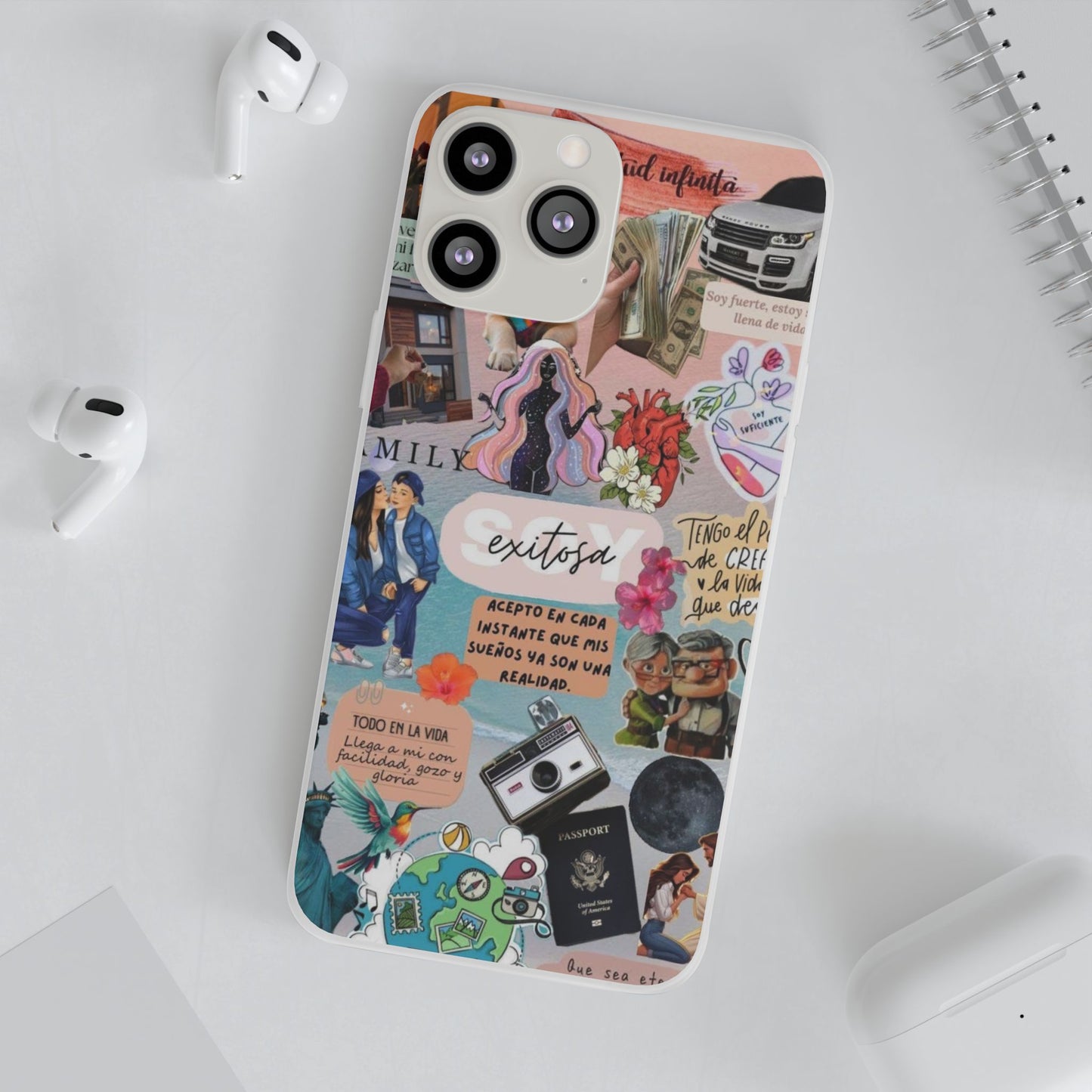 Colorful Inspirational Phone Case, Motivational iPhone Cover, Fun Phone Accessory, Unique Gift for Creative Souls, Flexible Cases for [...]