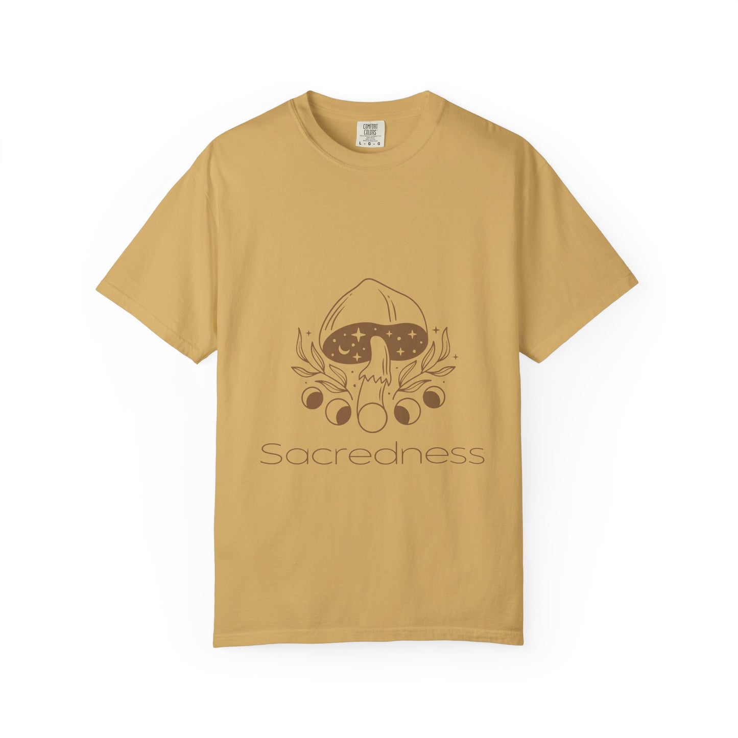 Sacredness Unisex Garment-Dyed T-Shirt - Bohemian Style for Nature Lovers