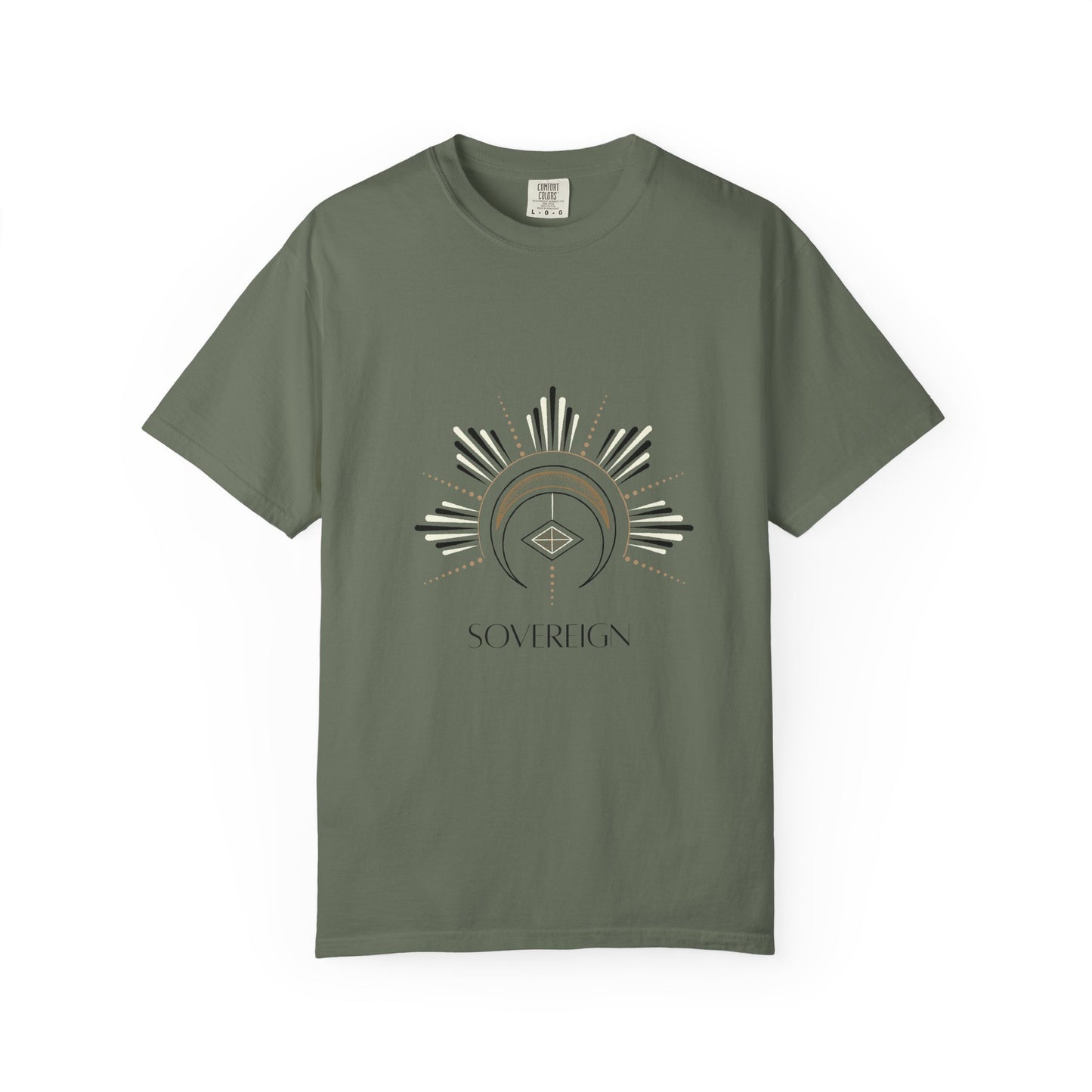 Sovereign Unisex Garment-Dyed T-Shirt - Bohemian Style Graphic Tee