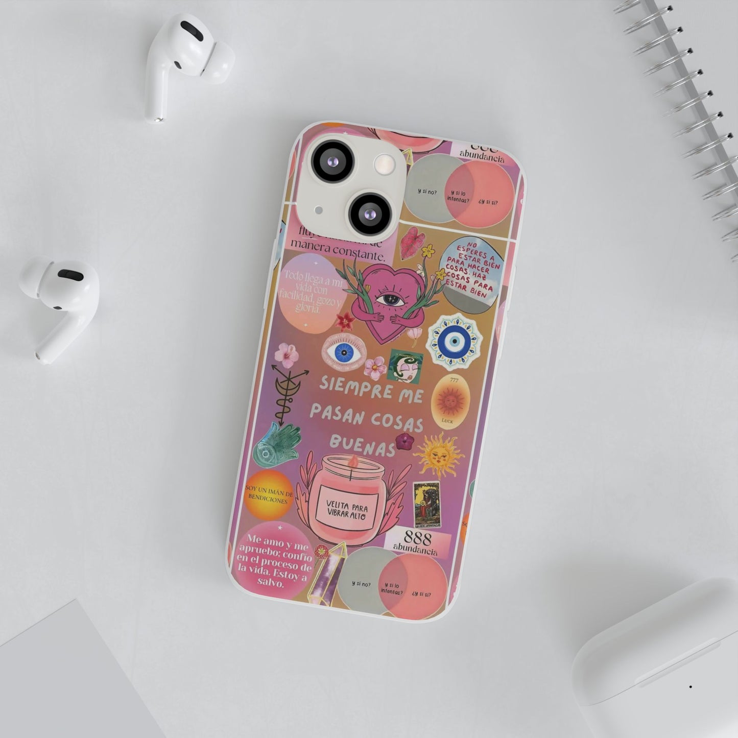 Colorful Affirmation Phone Cases, Positive Vibe Cases for iPhone, Flexible Phone Protection, Unique Gifts for Friends
