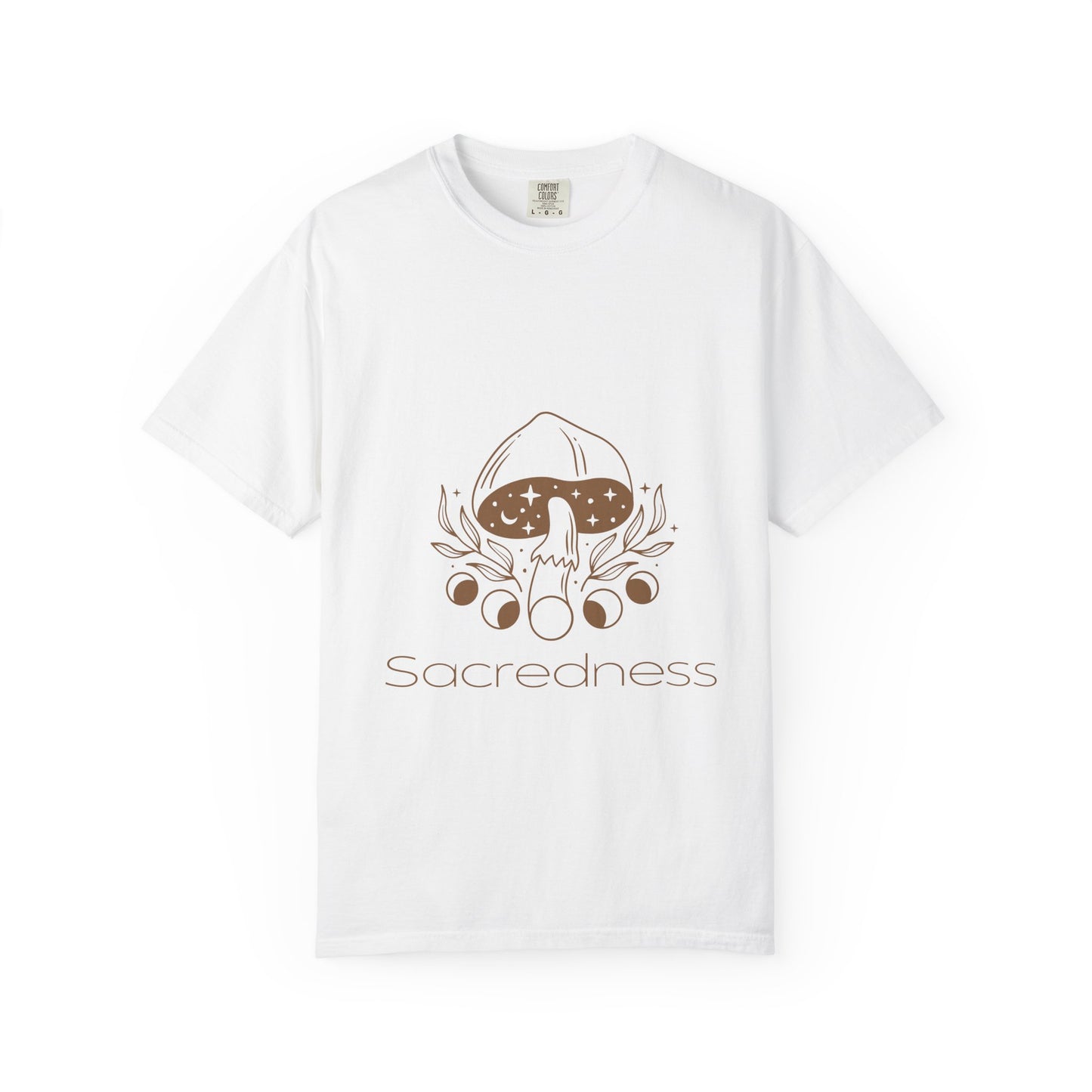 Sacredness Unisex Garment-Dyed T-Shirt - Bohemian Style for Nature Lovers