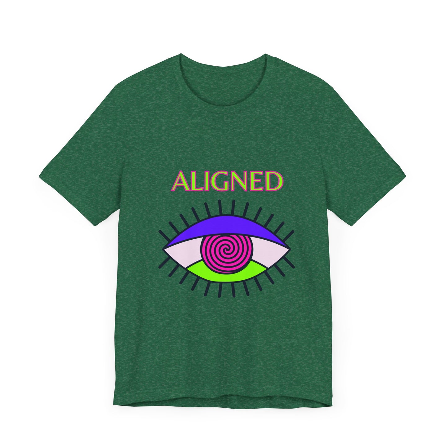 Aligned Eye Unisex Jersey Tee - Positive Vibes T-Shirt