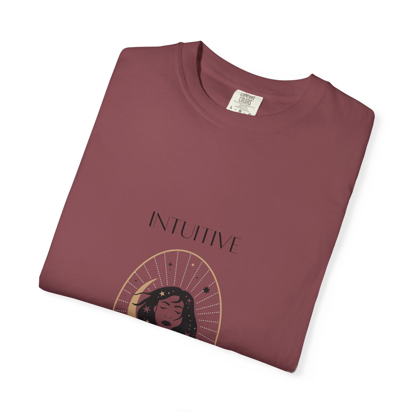 Intuitive Unisex Garment-Dyed T-Shirt | Astrology-Inspired Design