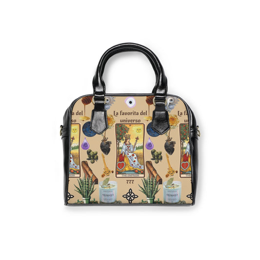 Bohemian Tarot-Inspired Shoulder Handbag, Chic Tote, Fun Accessory for Trendy Women, Perfect Gift for Occasions, Unique Everyday Bag