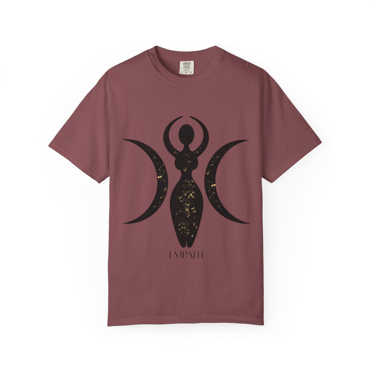 Empowered Goddess Unisex Garment-Dyed T-Shirt | Celestial Design | Perfect for Self-Care and Spiritual Celebrations