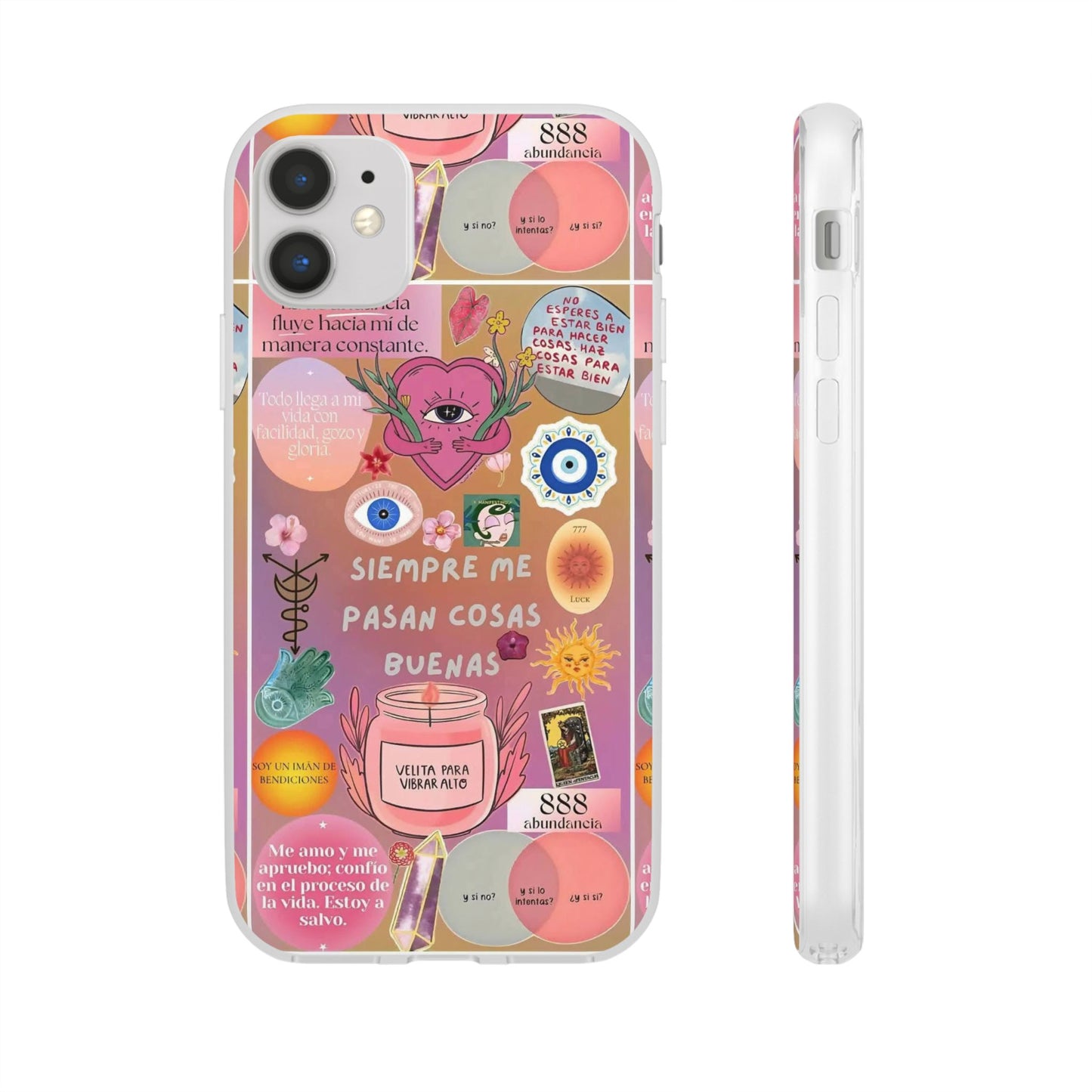 Colorful Affirmation Phone Cases, Positive Vibe Cases for iPhone, Flexible Phone Protection, Unique Gifts for Friends